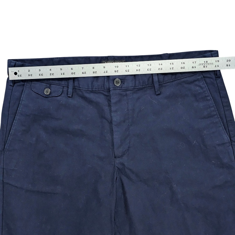 Banana Republic Shorts Mens 38 Navy Lived-In Short Chino Twill Cotton Casual 9" - Picture 5 of 8